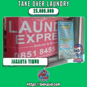 Take Over Usaha Laundry Jakarta Timur