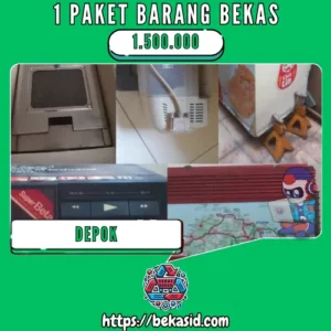 Dijual 1 paket barang bekas Murah Depok